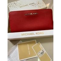 ราคา กระเป๋าสตางค์ สีแดง Michael Kors (มือสอง) ✅รับประกันของแท้ 100% (29989451154)