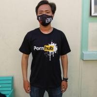 ราคา เสื้อยืดคอกลม สกรีนลาย PORNHUB (4824844498)