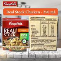 ราคา Campbell's Real Stock Chicken 250 ml. ซุปข้นรสเนื้อไก่ น้ำสต๊อคไก่ จากออสเตรเลีย 250 มล. พร้อมส่ง!! (21111665869)