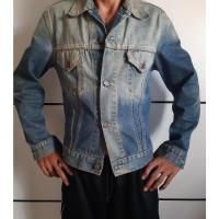 ราคา Levi's 70500 slim trucker denim man jacket S (19334417317)