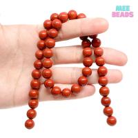 ราคา หินเรดแจสเปอร์ (หินแท้ สีธรรมชาติ) ขนาด 8 มิล เส้นยาว ❗ แถมฟรี ลวดตัวนำ + ไหมร้อยหิน ❗ หินแจสเปอร์ สีแดง Red Jasper (9927606710)