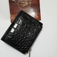 ราคา crocodile lafdy black wallet กระเป๋าสตางค์จระเข้1299 (10747815624)