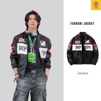 ราคา {พร้อมส่งในไทย} เสื้อหนัง Ferrari (PU) มือ 1 (41752192519)