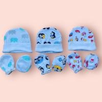 ราคา *แพ็ค3เซ็ท* เซ็ทหมวก ถุงมือ ถุงเท้าแรกเกิด (24516021758)