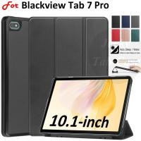 ราคา สําหรับ Blackview Tab 7 Pro 10.1 นิ้ว หนัง PU พับ ขาตั้ง เคส ฝาพับ แม่เหล็ก เคส (23653369104)