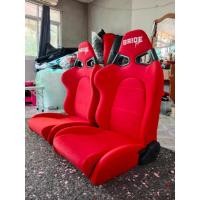 ราคา เบาะซิ่ง BRIDE วอก้างานไทย ผ้าแดงล้วน ตะเข็บคู่สีดำ (6070583880)