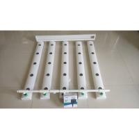 ราคา ชุดรางปลูกผักไฮโดรโปนิกส์ แบบน้ำวน ความยาว 1 เมตร 5 แถว 25 หลุมปลูก (เหมาะสำหรับปลูกผักสลัด) (6935571843)