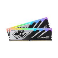 ราคา 32GB (16GBx2) DDR5 6000MHz RAM (หน่วยความจำ) APACER PANTHER DDR5 RGB (BLACK-SILVER) (AH5U32G60C5129BA (24504926600)