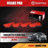 ราคา Brembo ผ้าเบรค CADILLAC CTS-V 2009-2014 (ผ้าเบรค ปั้ม BREMBO CADILLAC CTS-V (6 POT) [คู่หน้า] (22779731440)