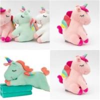 ราคา ตุ๊กตาผ้าห่มม้ายูนิคอน ผ้าห่ม3.5ฟุต (7908589569)