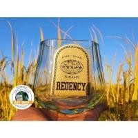 ราคา แก้วตัดจาดขวด Regency แก้วรีเจนซี่ แก้ววิสกี้ ความจุ 300ml ปากกว้าง 7.7cm และ 5.5 cm ติดสติ๊กเกอร์กันน้ำให้เรียบร้อย (16490049007)