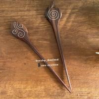 ราคา ปิ่นปักผมไม้ งานฝีมือ ปิ่นไม้ สำหรับปักผม (มี2แบบให้เลือก) (4783037489)