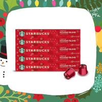 ราคา {กาแฟแคปซูลสตาร์บัค} Starbucks Nespresso Capsules Holiday Blend ✨Limited Edition ✨ / พร้อมส่ง (5579726423)
