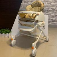 ราคา เก้าอี้ไฮแชร์ ยี่ห้อ Aprica รุ่น Piatta สีน้ำตาลครีมลายจุด (2696986181)