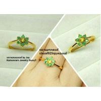 ราคา แหวนมรกตเอมเมอรัลแท้เงินแท้925ชุยทอง (21555891686)