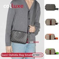 ราคา ของแท้ ของแท้ กุชชี่ Gucci Ophidia Bag Small Crossbody Bag กระเป๋าสะพายข้าง (28735984014)