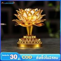 ราคา โคมไฟดอกบัว เชิงเทียนดอกบัวLEDแบบใส่ถ่าน หรือเสียบปลั๊กปรับได้7สี เชิงเทียนไฟฟ้า เชิงเทียนดอกบัวไฟฟ้า เชิงเทียนไฟฟ้า led (27166722434)