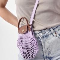ราคา พร้อมส่ง New กระเป๋า Longchamp Filet XS สีม่วง แท้ 100% จากชอปฝรั่งเศส (22310400160)