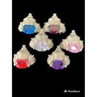 ราคา แหวนพระราหูอมจันทร์ พลอยหลายสี (เนื้ออัลปาก้าไม่ลอกไม่ดำ) ช่วงราหูออก แก้ชง เสริมดวง สวยหรู ดูแพง (23657768952)