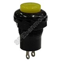 ราคา [ 5ชิ้น ] DS-313 สวิทช์กลม กดติด-ปล่อยดับ (Momentary) OFF-(ON) สีเหลือง (16192336534)