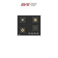 ราคา EVE เตาแก๊ส 4 หัว แบบฝัง หัวเตาทองเหลือง หน้าเตากระจกนิรภัยสีดำ HB60-4BBL/BG (2231525072)