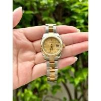 ราคา Rolex DATEJUST Lady หน้าคอมทอง หลักเพชร (27159707062)