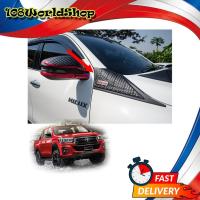 ราคา กันกระแทกแก้มข้าง โตโยต้า ไฮลัค รีโว้ ล็อคโค สี ดำด้าน Hilux Revo Rocco Toyota 2 , 4 ประตู ปี2018-2019 (3024882394)