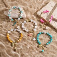ราคา สร้อยข้อมือไข่มุกสไตล์โบฮีเมียนสำหรับหญิงสาว สร้อยข้อมือไข่มุกสไตล์โบฮีเมียนสีขาว (24884633817)