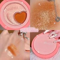 ราคา บลัชออนหัวใจ MAFFICK MF215 บลัชออน ไฮไลท์หน้าฉ่ำวาว (23729506658)