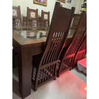 ราคา โต๊ะทานอาหาร ไม้สักเก่าขนาดใหญ่6ที่นั่ง (20555390389)