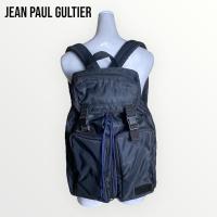 ราคา Jean Paul Gaultier JPG Vintage 1990 กระเป๋าสะพายหลังสีดำ (29858004237)