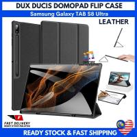 ราคา SAMSUNG GALAXY TAB S8 Ultra / TAB S9 Ultra DOMOPAD DUX DUCIS เคสหนังแบบฝาพับปลอก (23989018027)