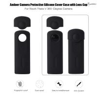 ราคา Andoer กล้องซิลิโคนป้องกันฝาครอบเลนส์สําหรับ Ricoh Theta V 360 องศากล้อง Nmus ฝาครอบกล้อง (27738761966)