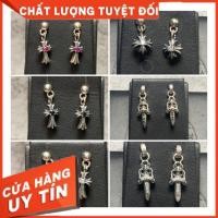 ราคา ต่างหูดรอปเงินแท้ Chrome Heart 925 1 ชิ้น - Chrome Heart Store (24825192143)