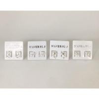 ราคา ตุ้มหูเงินแท้925.เครื่องประดับเงินแท้.ตุ้มหูมินิมอล.ตุ้มหูเงินแท้ (23221998466)