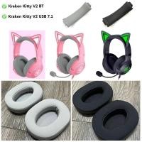 ราคา อะไหล่เดิมสําหรับ Razer Kraken Kitty V2 BT,V2 USB 7.1 ชุดหูฟังแบบมีสายเปลี่ยนที่ปิดหูกันหนาวแผ่นรองหูฟังแถบคาดศีรษะเบาะ (29057016829)