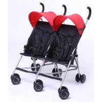 ราคา รถเข็นก้านร่มเด็กแฝด , พี่น้อง cool kids สี Volcano Red พับเล็ก มือสอง (มือหนึ่ง 6,xxx) (24406735163)