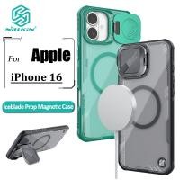 ราคา Nillkin Iceblade Prop เคสแม่เหล็กสําหรับ iPhone 16 เคสโทรศัพท์แบบฝาพับฝาครอบป้องกันเลนส์ฝาหลังป้องกัน (26314065129)