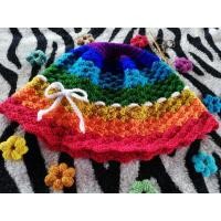 ราคา หมวกถักไหมพรมวินเทจสีรุ้ง (5847809346)