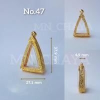 ราคา กรอบพระไมครอนทอง (บานพับ) พิมพ์นางพญา No.47, No.74 [ทุกรุ่นแถมฟรี! ห่วงพร้อมยางรอง] (8628940886)