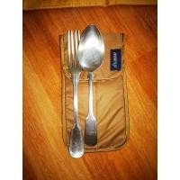 ราคา กระเป๋าใส่ช้อน+ส้อม 2 ชั้น ผ้านาโน (15384682806)