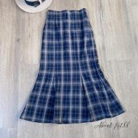 ราคา กระโปรงยาวลายสก๊อตชายหางปลา (23217033129)