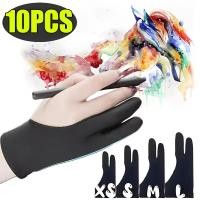 ราคา Ipad Drawing Anti-touch Glove - การออกแบบสองนิ้วระบายอากาศที่สร้างสรรค์ - ภาพวาดสีน้ํามัน Sketch Artist Universal Anti-Fouling ถุงมือ (26483476036)