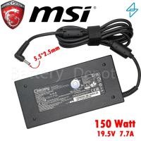 ราคา MSI AC Adapter ของแท้ MSI GT680, GP62M, GF62, GS40 / MSI GP72 7REX / GP72M 7REX / 150W 5.5 / GF75 Thin 9SC สายชาร์จ MSI (23587903914)