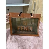 ราคา ❌Sale❌ กระเป๋า FENDI Tote Bag mesh Marron Auth 37305 (Vintage) มือสอง ของแท้ (27136485391)