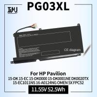 ราคา 52.5WH PG03XL Laptop Battery for HP Pavilion Gaming 15-DK 15-EC 15-DK0000 15-DK0001NE DK0020TX DK0127TX 15-EC1011NS 16-A (25593236017)