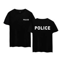 ราคา Police Unisex เสื้อยืดผ้าฝ้ายแขนสั้น Plus Size XXS 4 XLS-5XL (21634716345)