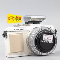 ราคา (Used) ** ฝาปิดแบตฯ ปิดไม่อยู่ ** Olympus Pen Lite E-PL7 [White] + 14-42mm #Shutter 5,xxx (22410262566)