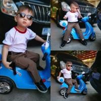 ราคา ชุดตำรวจ ลำลองชายเสื้อยืดใส่สบาย สกรีนโลโก้สำนักงาน ตำรวจ จูเนียร์ ชุดอาชีพเด็ก (2124499683)