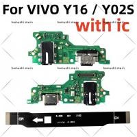 ราคา สําหรับ vivo Y16 Y02S แท่นชาร์จ USB พอร์ตไมโครโฟนไมโครโฟนเชื่อมต่อ Fast Flex Cable อะไหล่ซ่อมพร้อม IC Fast Charging board (28633265436)